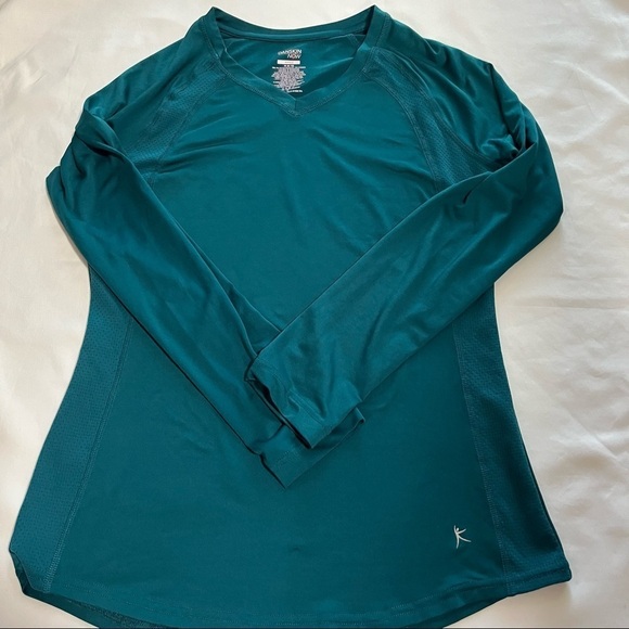 Danskin Now SZ Medium 8-10 Green Blue Activewear - Picture 12 of 14
